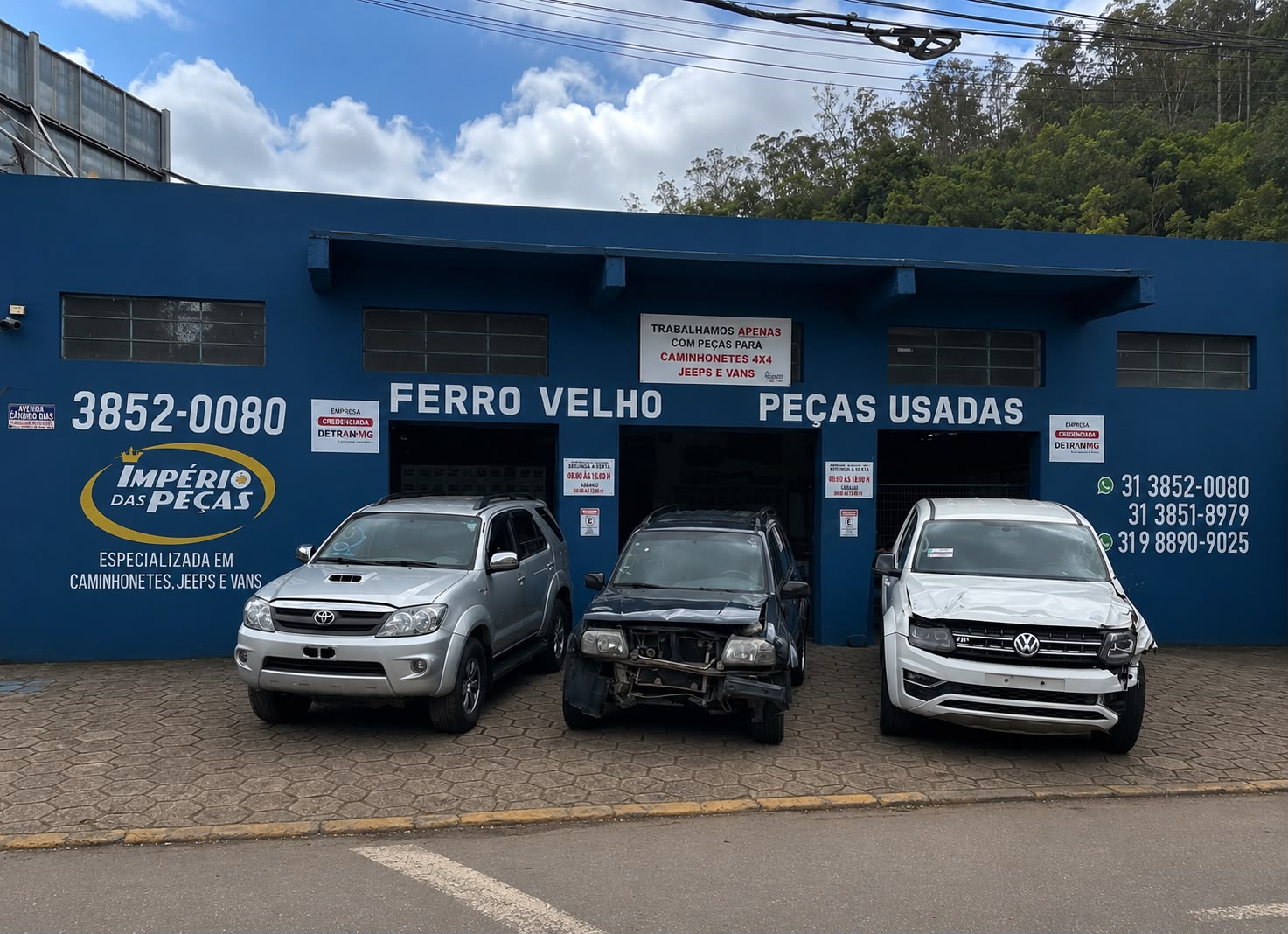 Fachada da Império das Peças